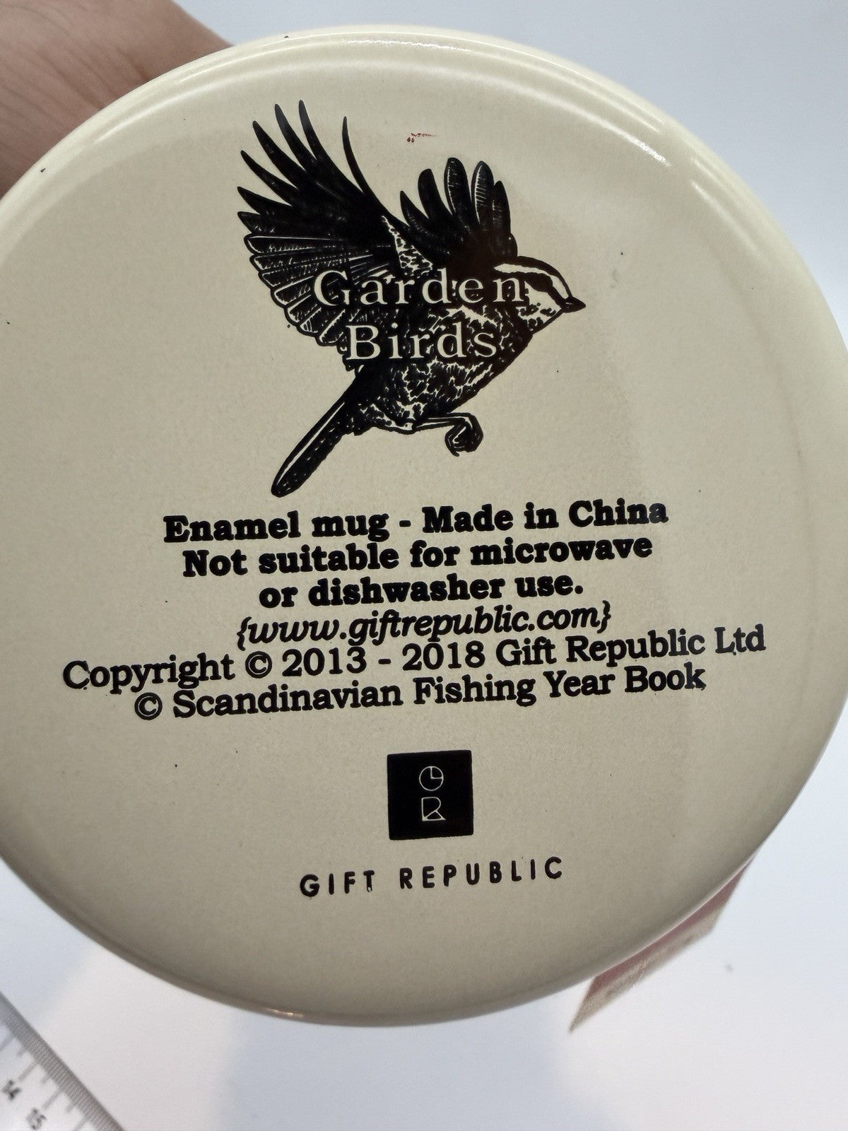 Garden Birds Enamel Coffee Mug Bird Watchers Gift Republic New Boxed