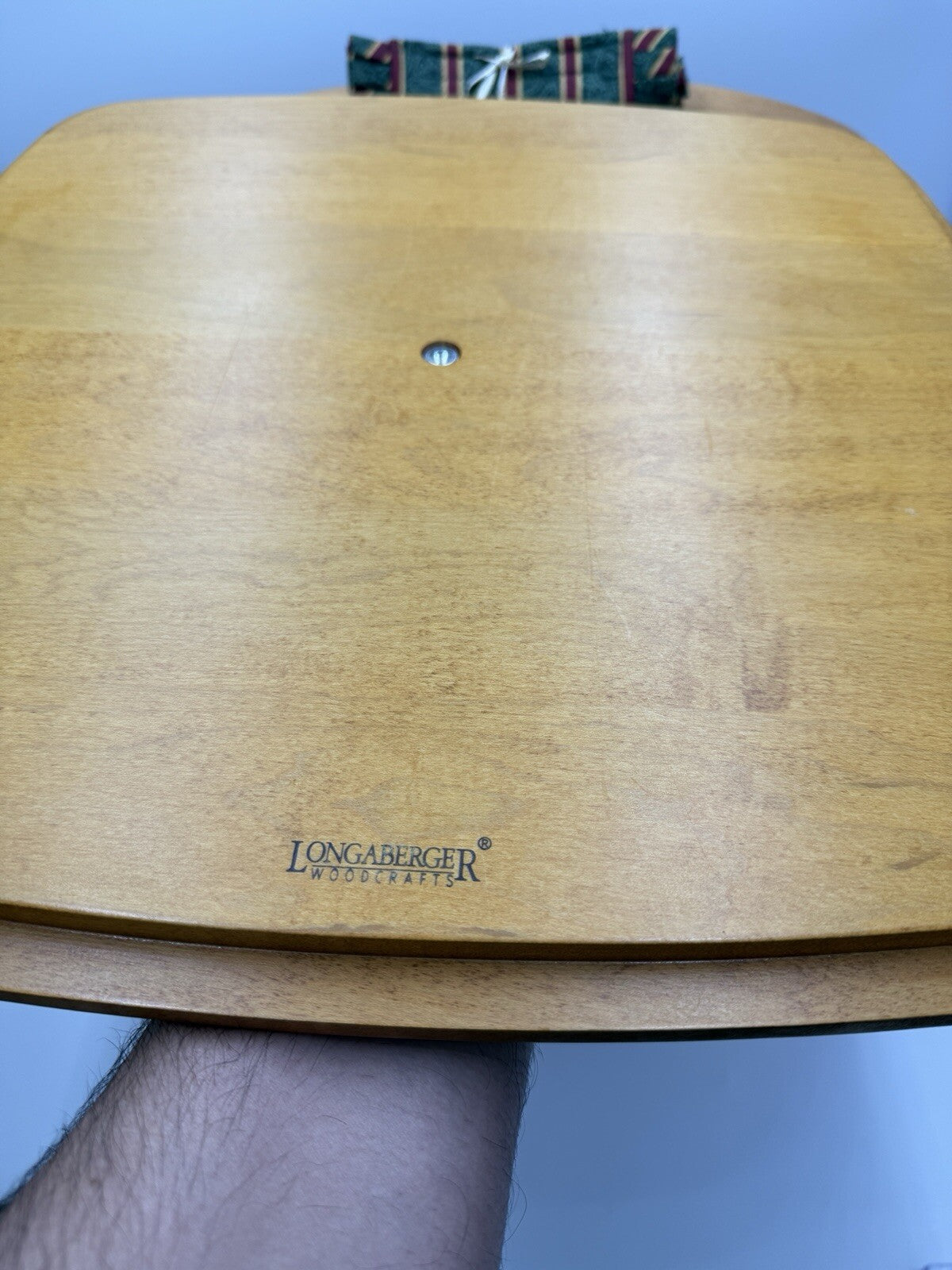 Longaberger 1995 Holiday Hostess Evergreen Basket Set Lid Christmas 9th Edition