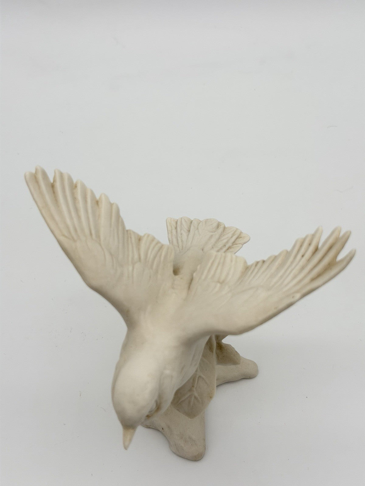 Goebel Great Titmouse White Bisque Porcelain Bird Figurine Germany Unpainted 5”