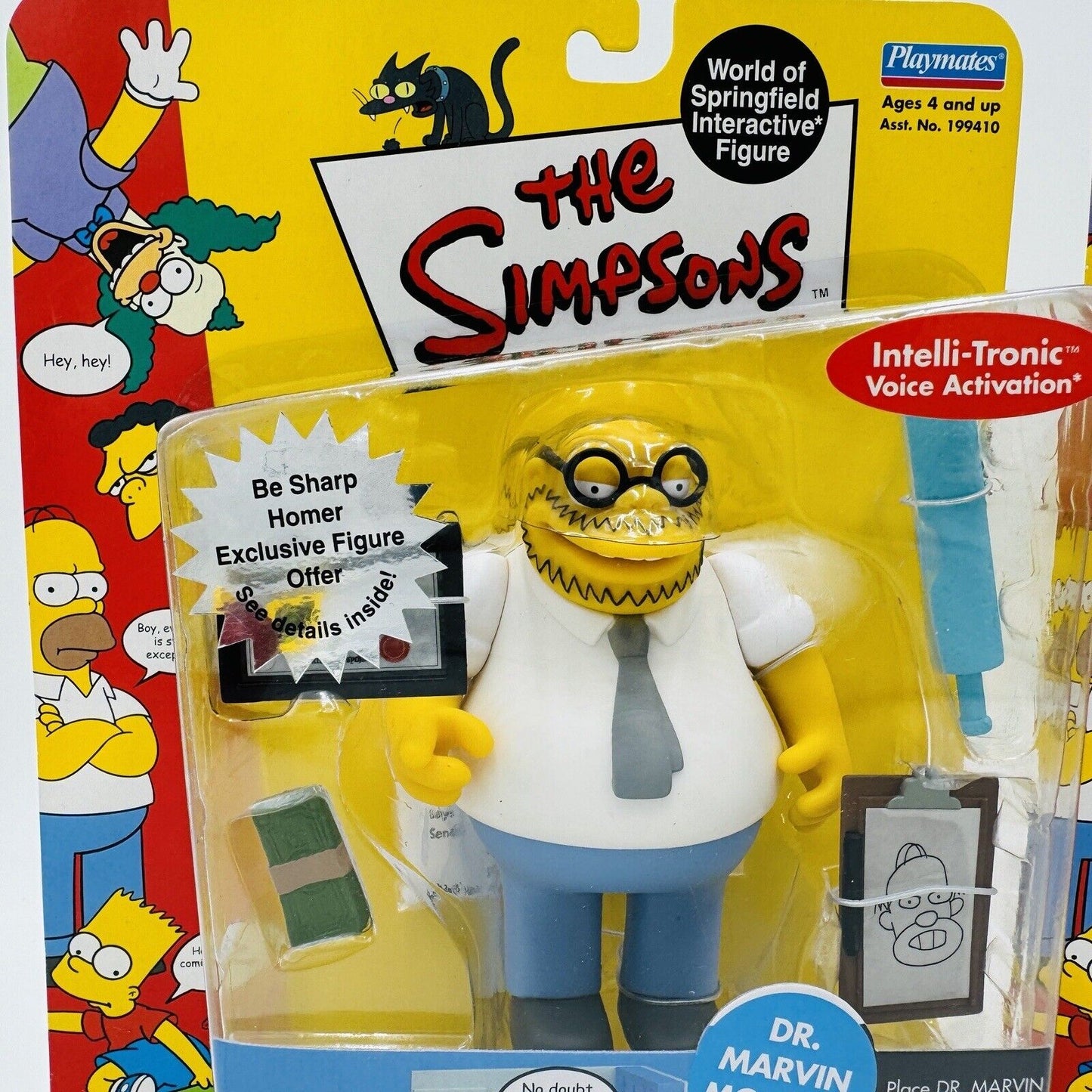 The Simpsons World Of Springfield Sealed Figures Playmates Dr Marvin & Patty