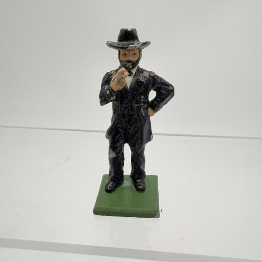 Ron Wall Hand-Painted Pewter Figure Ulysses S. Grant 54mm Scale Signed