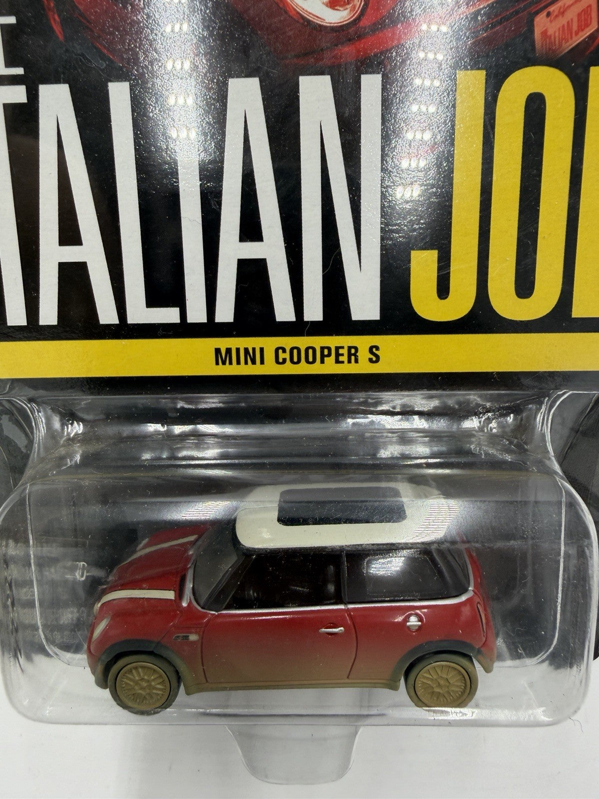 Johnny Lightning Hollywood On Wheels The Italian Job Mini Cooper Dusty Red Car
