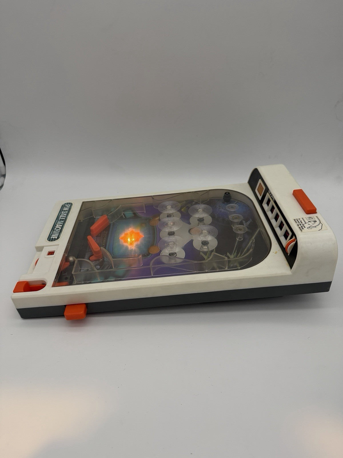 Vintage 1979 TOMY Atomic Arcade Tabletop Pinball Machine Working