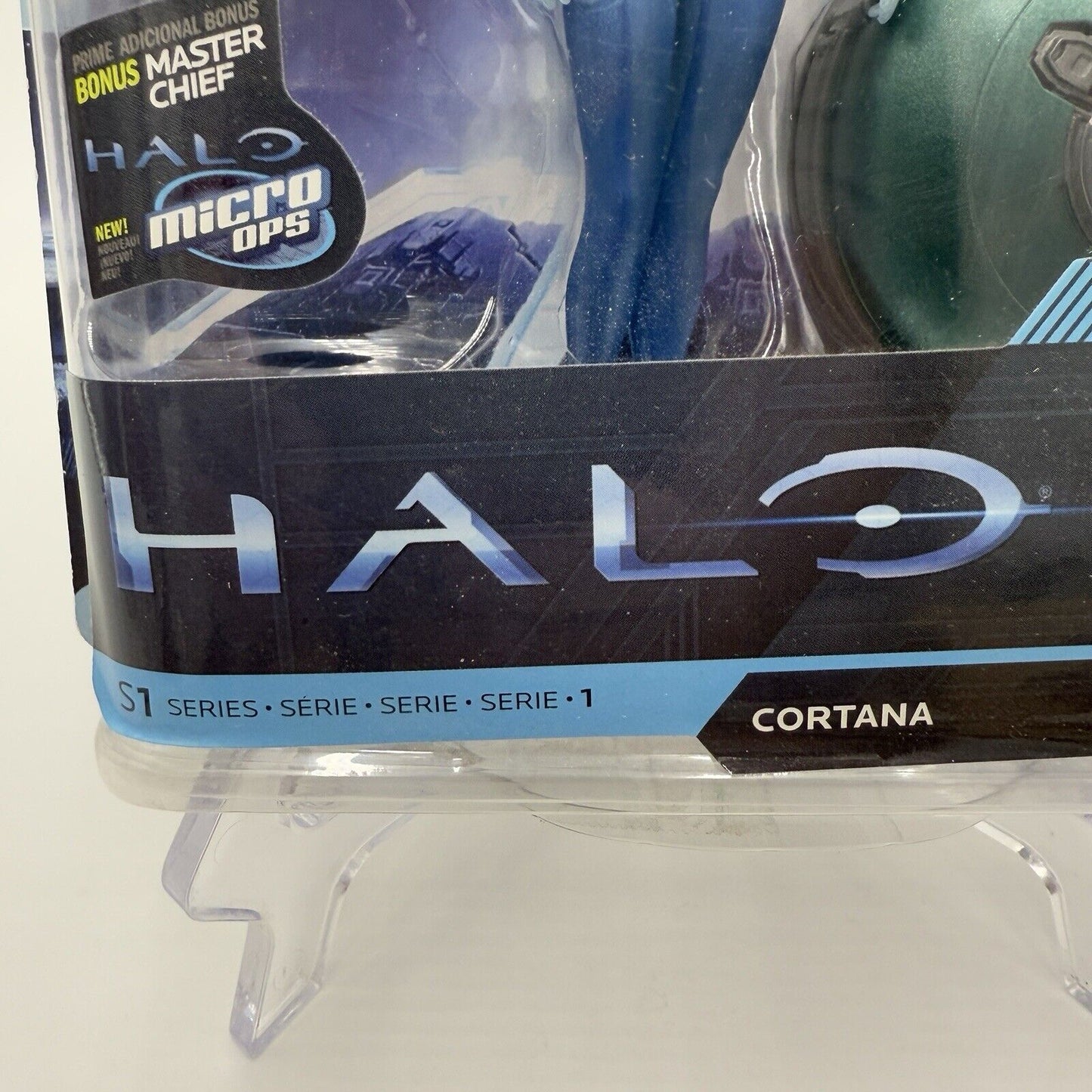 Halo 4 Series 1 Cortana Action Figure with Micro ops Master Chief McFarlane