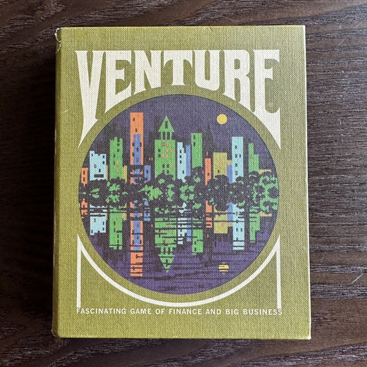 Venture Game of Finance & Big Business A 3M Gamette Card Game Vintage 1970