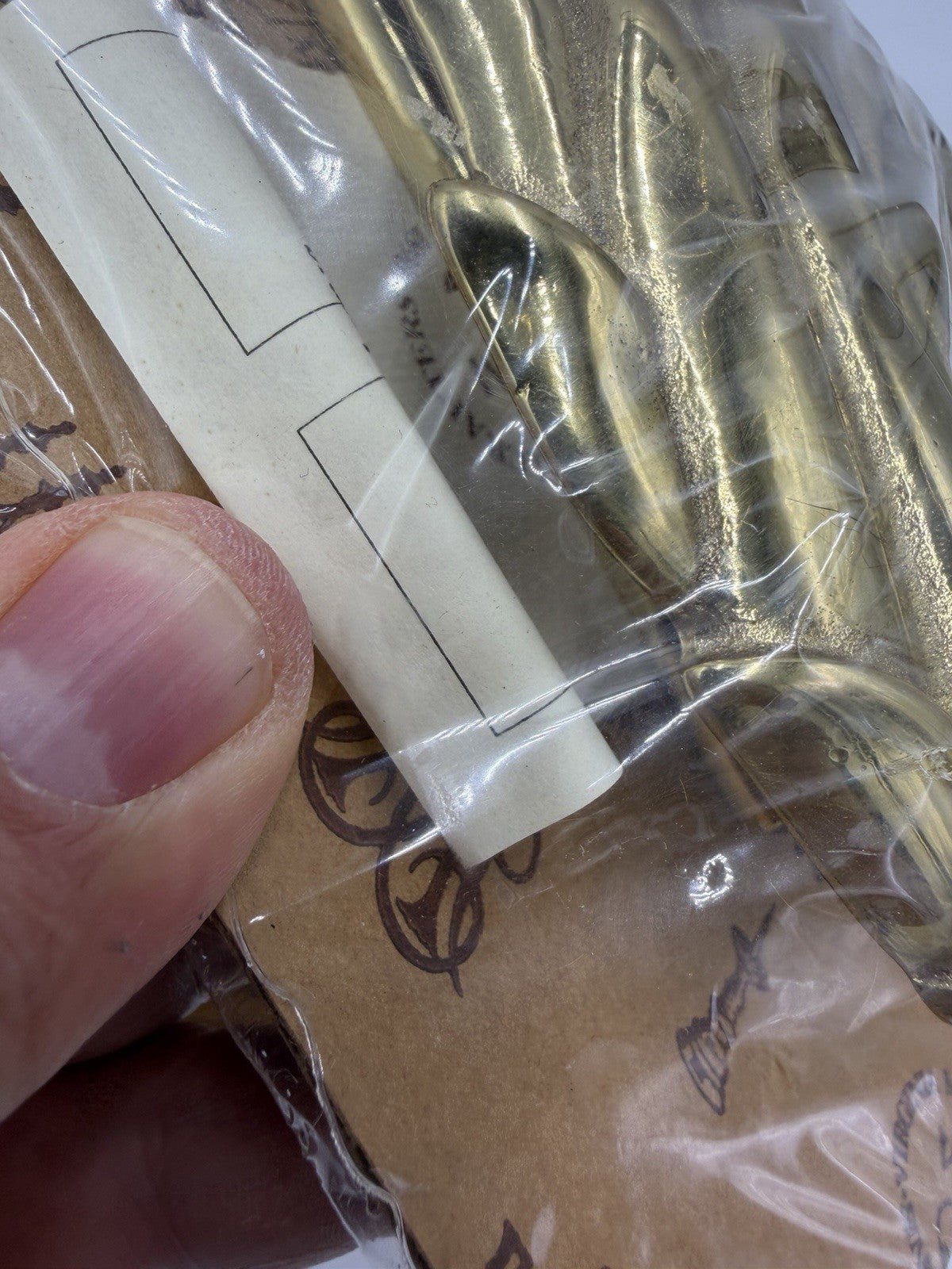 Virginia Metalcrafters Vintage Pineapple Solid Polished Brass Door Knocker 6”L