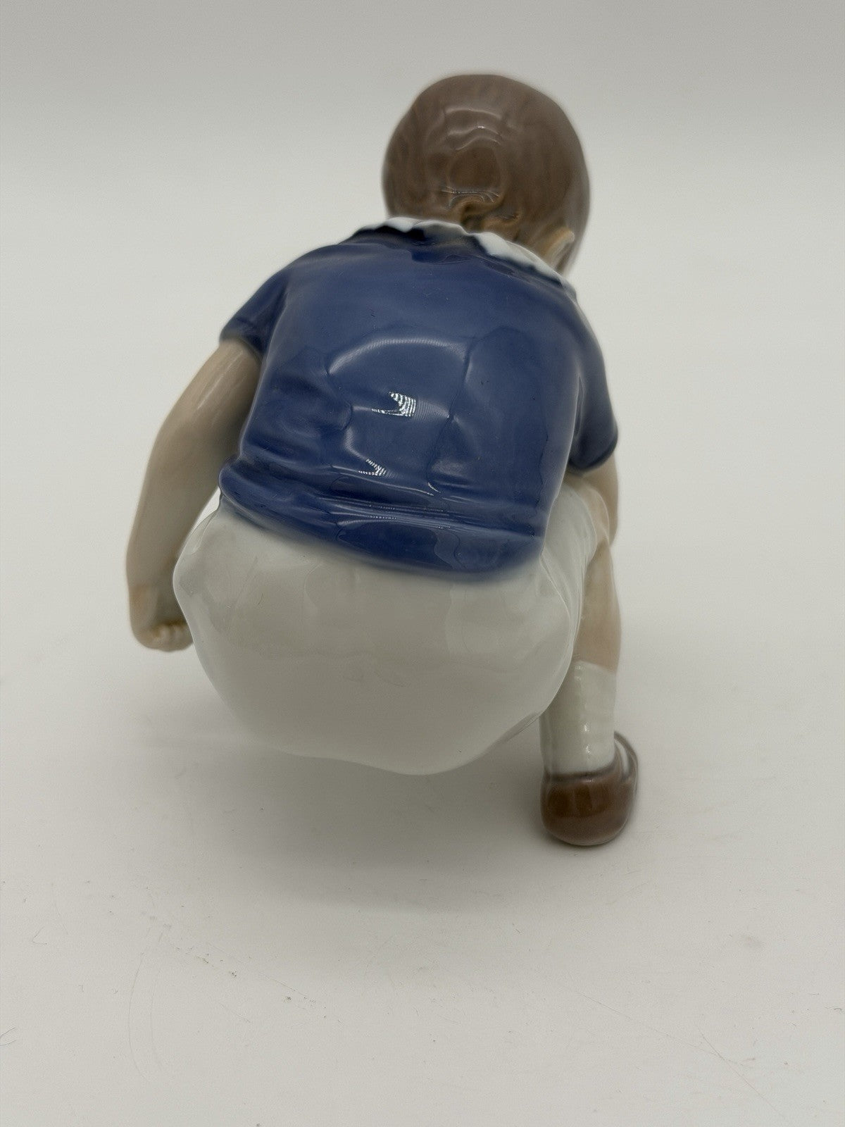 Bing Grondahl Denmark Porcelain #1636 Dickie Boy Figurine 4.25" Painted Vtg