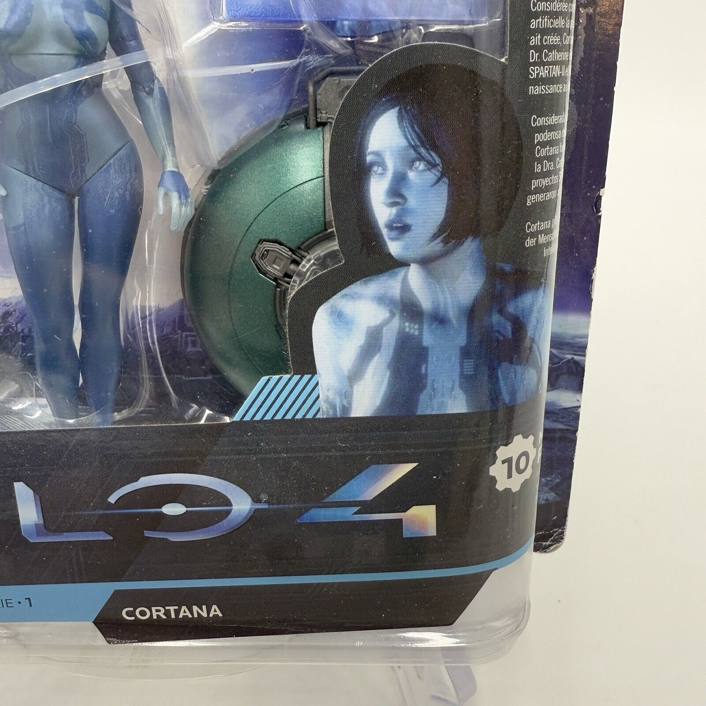 Halo 4 Series 1 Cortana Action Figure with Micro ops Master Chief McFarlane