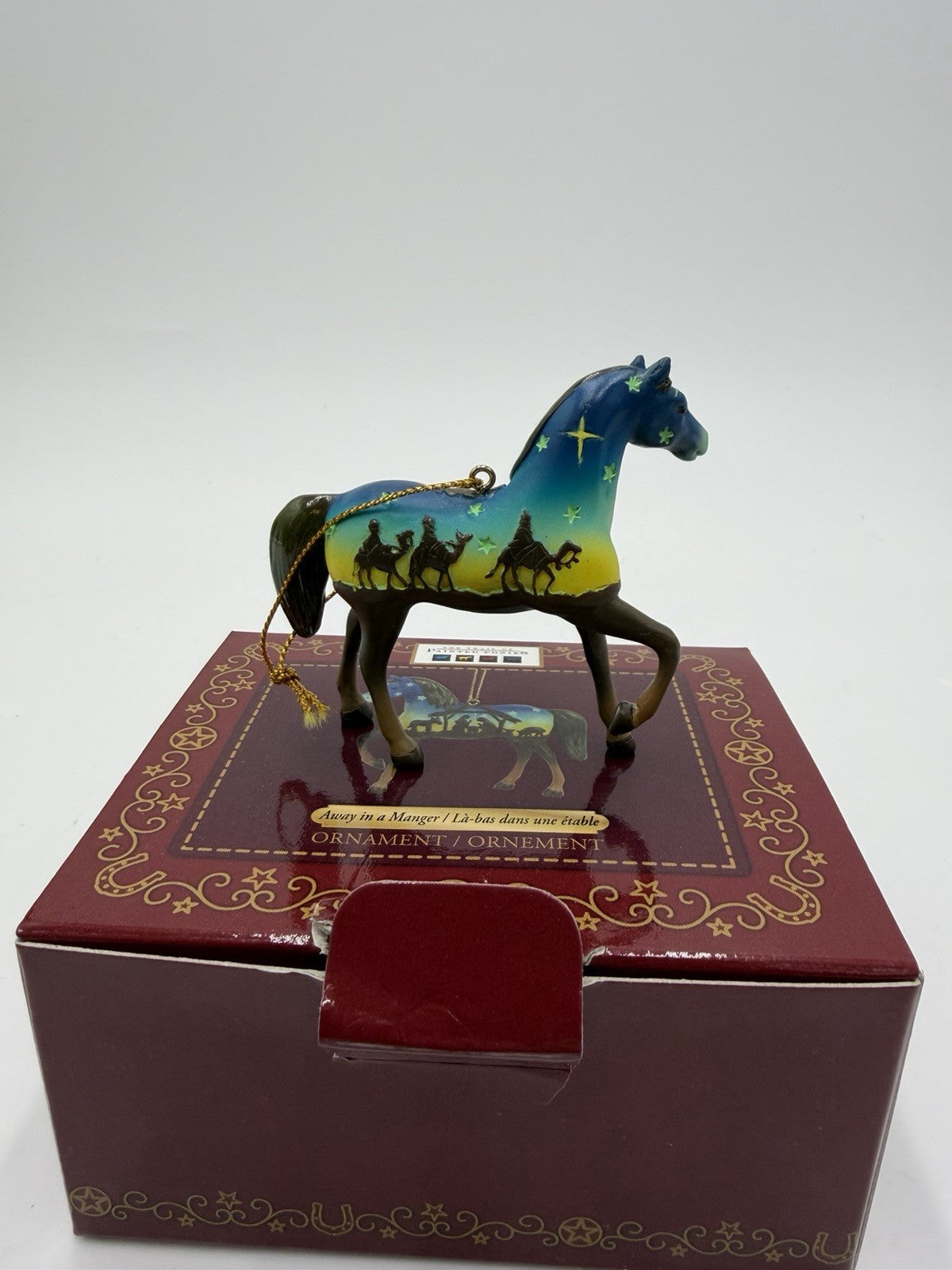 The Trail Of Painted Ponies Nativity Horse Wise Men Away In A Manger Ornament