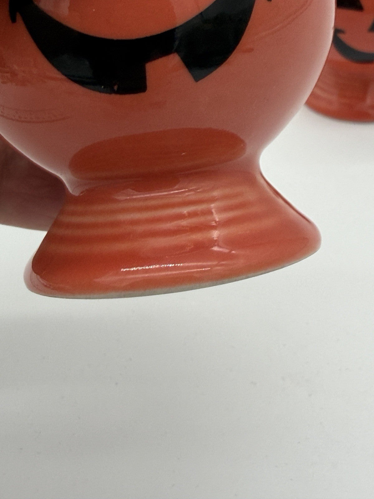 Fiesta Halloween Happy Pumpkin Jack-O-Lantern Orange Salt & Pepper Shakers