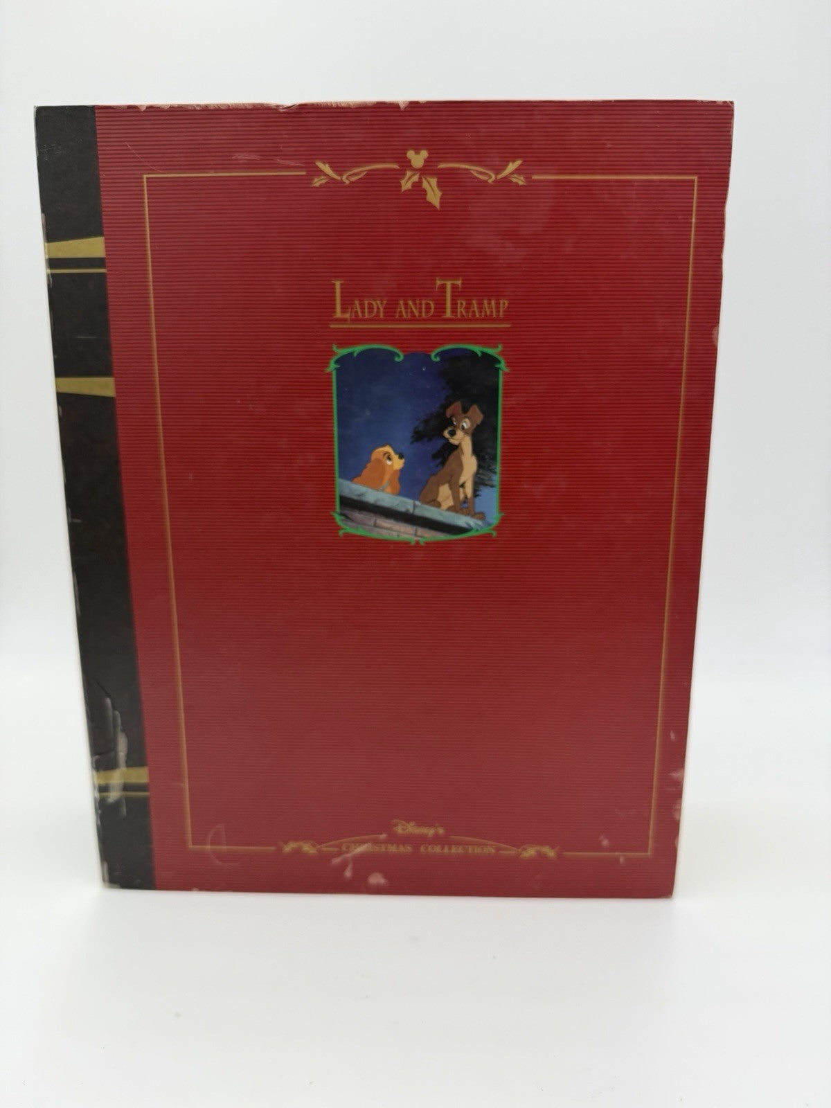 Disney Lady & Tramp Story Book Christmas Ornaments Collection 5 Pcs Set