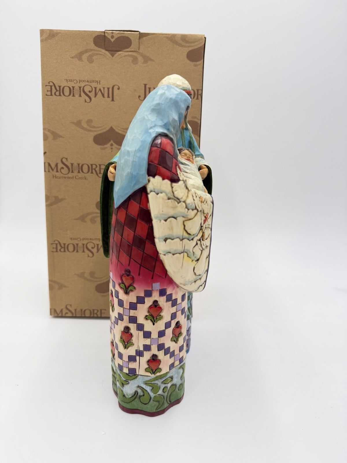 Jim Shore Blessed Family Nativity Large Sculpture 11” Holy Family Figurine W/box