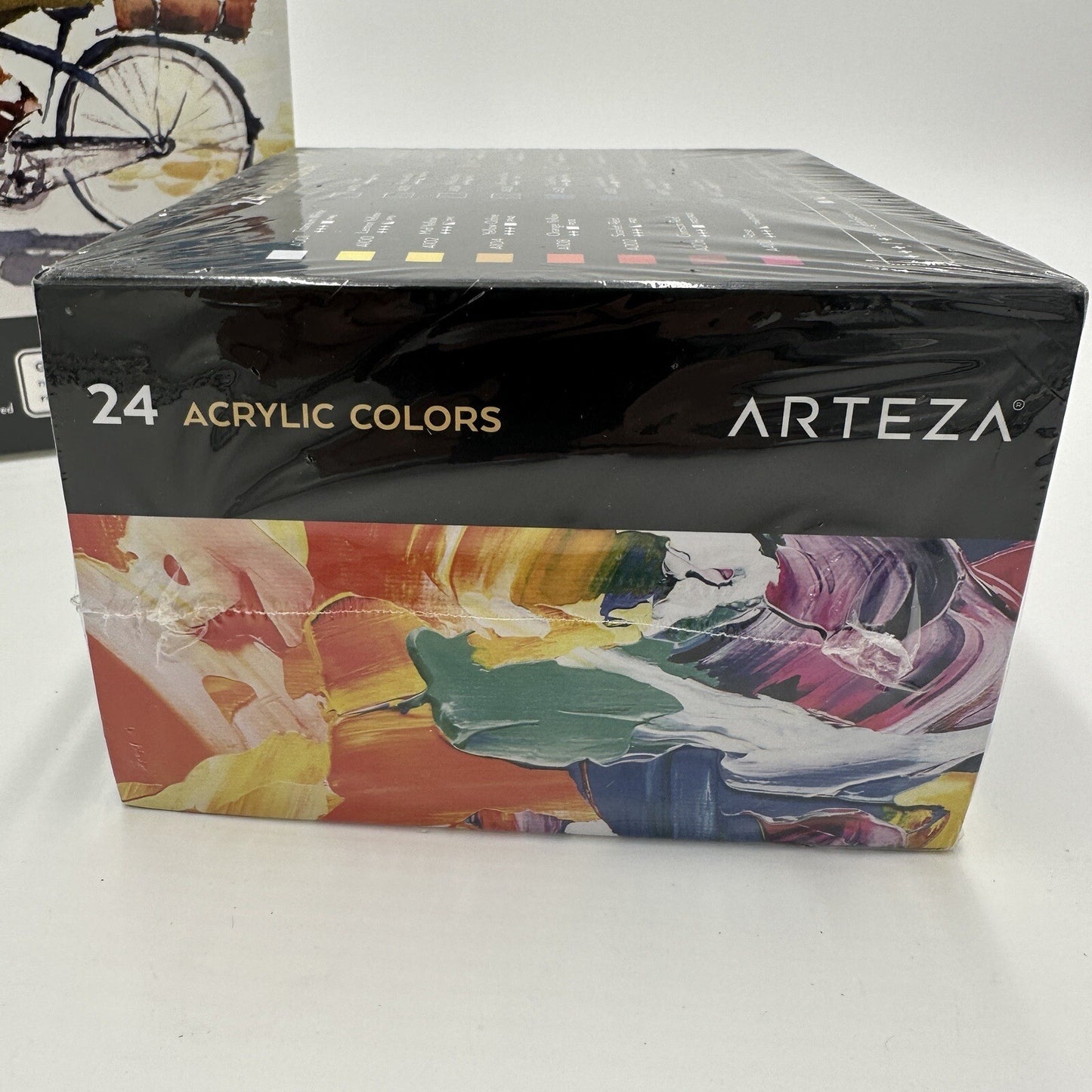 Arteza Acrylic Paint & Watercolor Pad 32 And 24 Colors Tubes 0.74 oz 22 ml Set