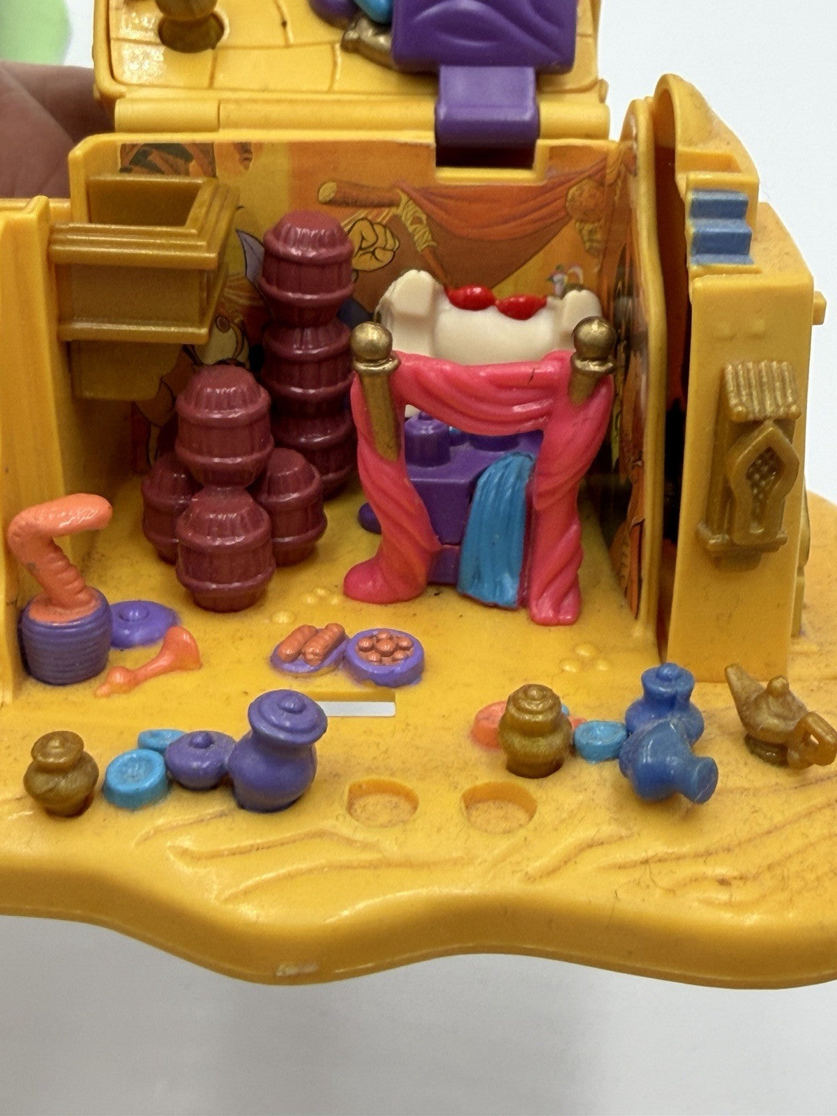 Disney Bluebird Polly Pocket Cinderella & Aladdin Houses + Little Mermaid Mini