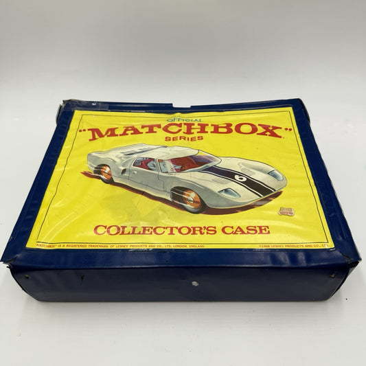 Vintage 1968 Official Lesney Matchbox Deluxe Collector Case Full Of Lesney Cars