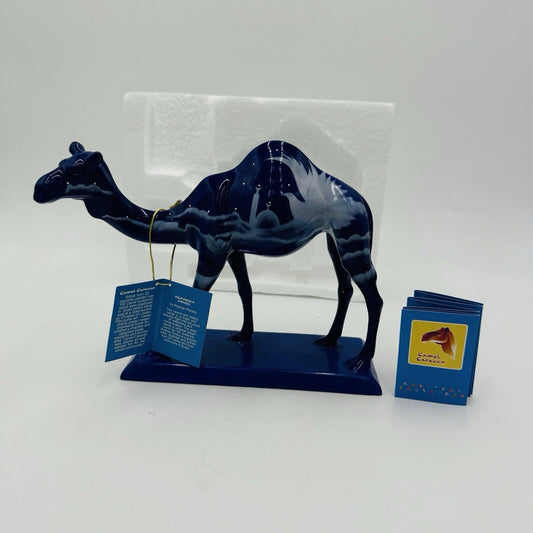 Camel Caravan # 39898 Heavenly Camel M & ArtWorks 2004 Ceramic Figurine Blue