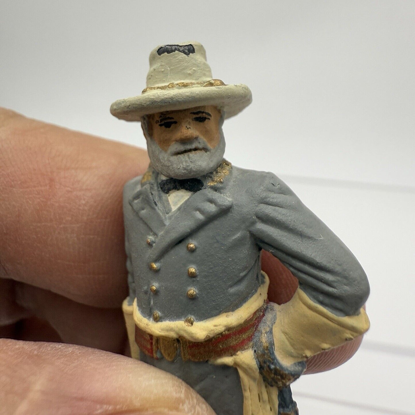 Vintage MiniMen Robert E Lee Toy Metal Soldier 1988 Figurine