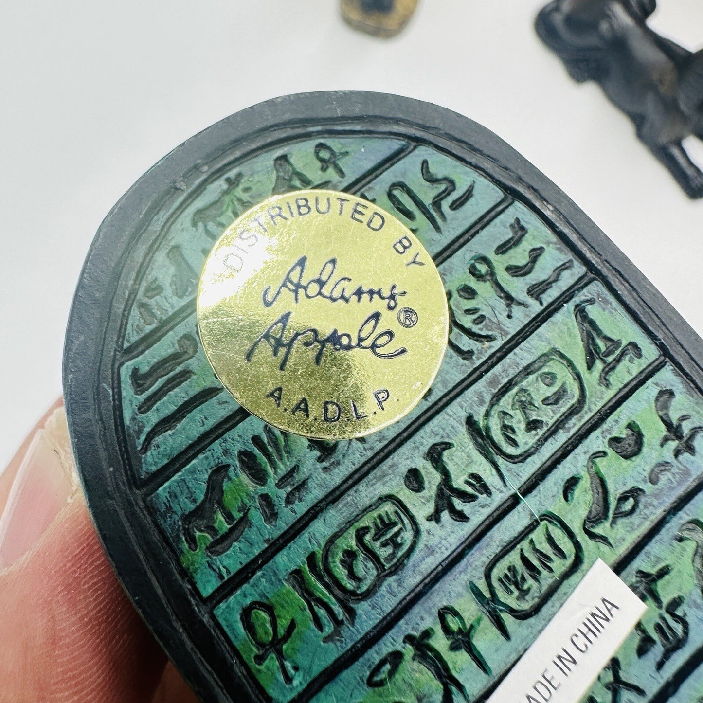 Egyptian Collection Figurines Resin Hand Painted Myths & Legends Adams Apple Vtg