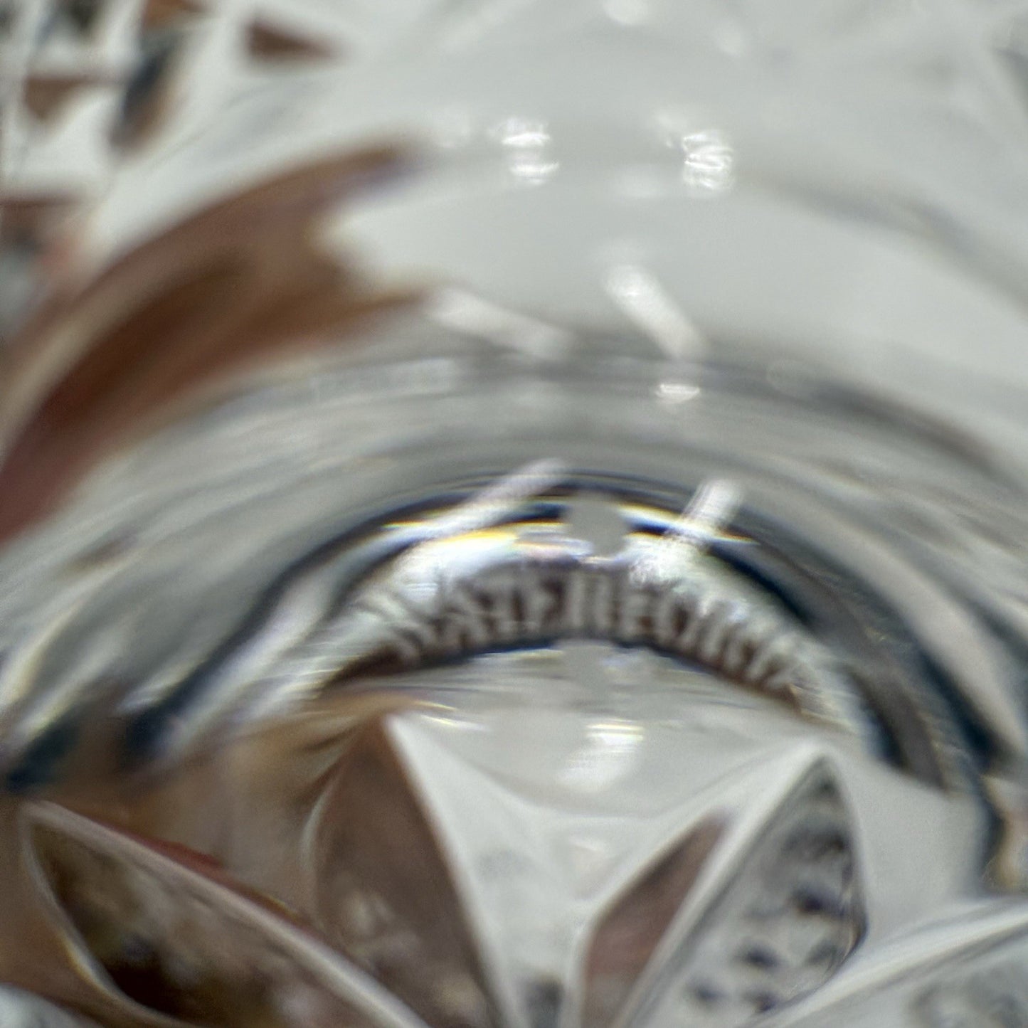 Vintage Waterford Crystal Killarney Footed Bowl 6" Ireland Etched Clear