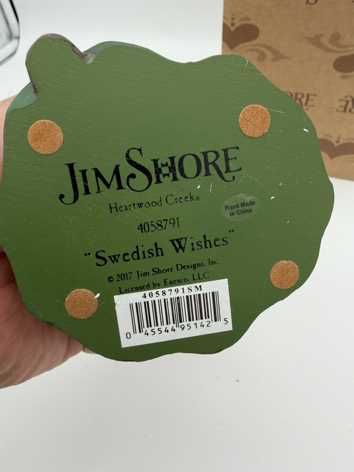 Jim Shore Heartwood Creek Sweden Santa Figurine Swedish Wishes 7” Rare Christmas