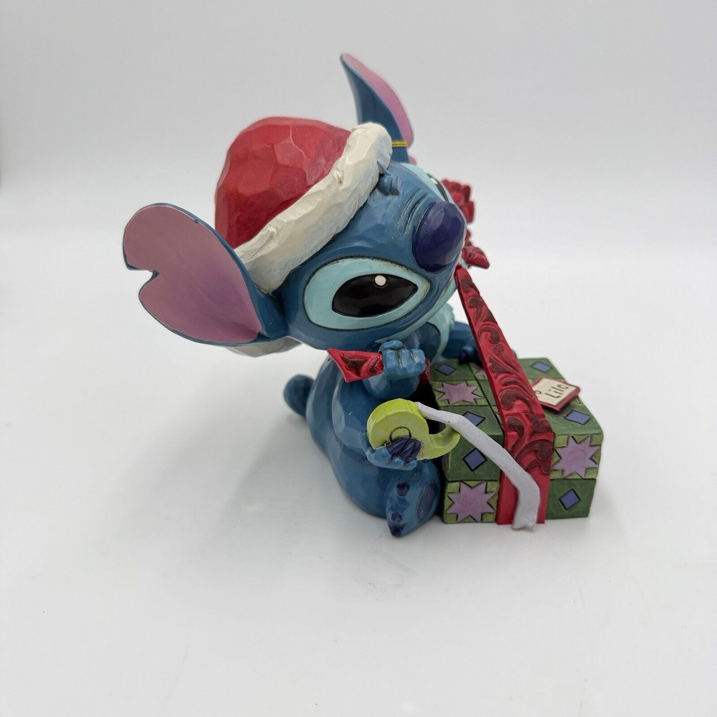 Disney Showcase Traditions Bad Wrap Lilo Figurine Christmas 5” Jim Shore