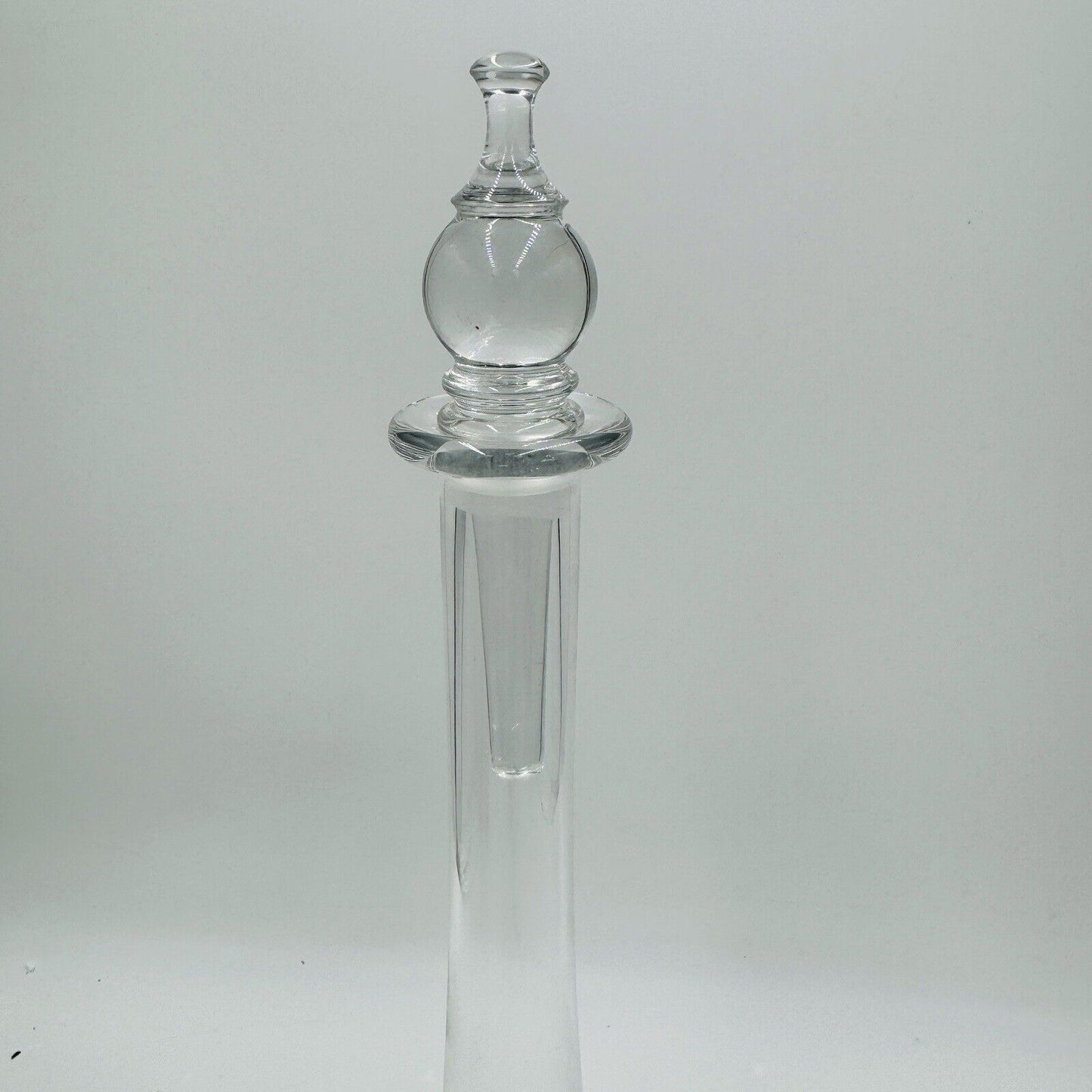 Orrefor Sweden Crystal by Olle Alberius Decanter Glasbruk 18in Large Home Decor