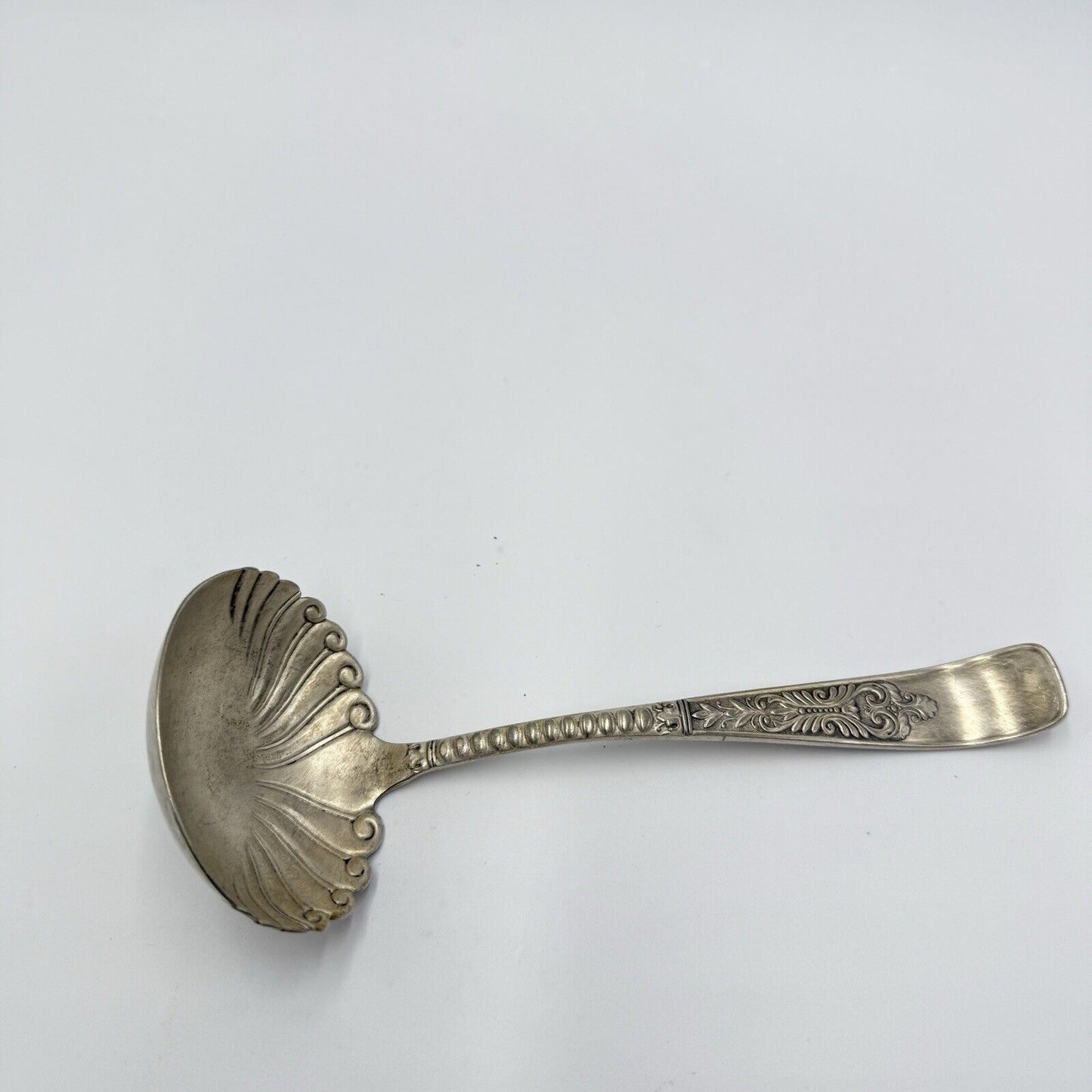 Rogers & Hamilton 1896 Antique Shell Spoon Silverplate Ornate Victorian