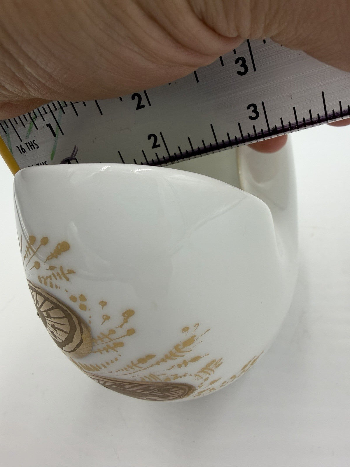 Bjorn Wiinblad Rosenthal Germany Vase Pheasant Quail White Gold Quatre Couleurs