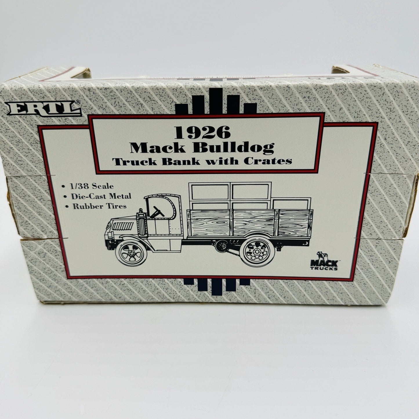 ERTL Anheuser-Busch 1926 Mack Bulldog Truck Bank W/Crates #9047 St Louis MO