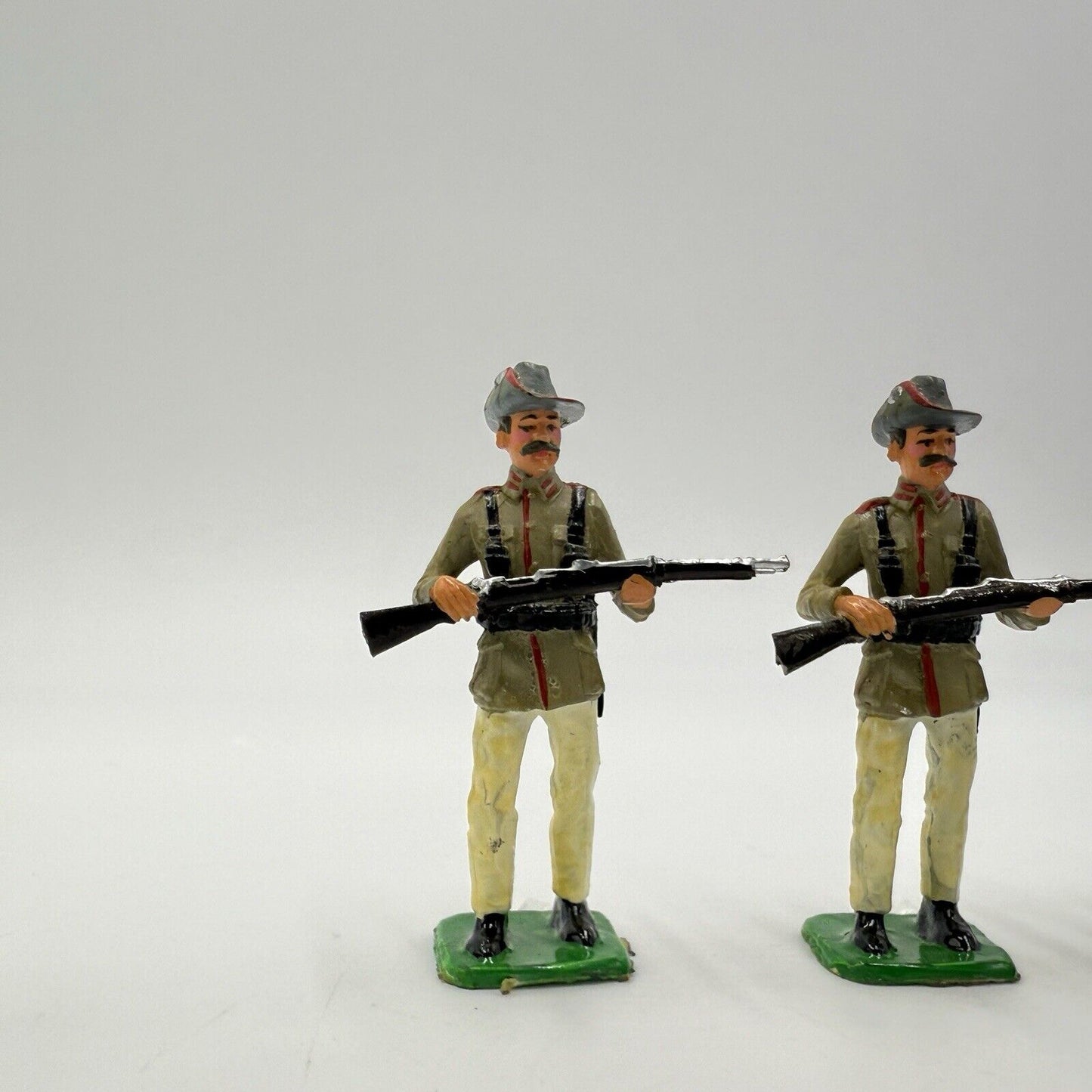 Vintage John Hill & Co LEAD TOY SOLDIER European Infantry 13 Pieces Lot