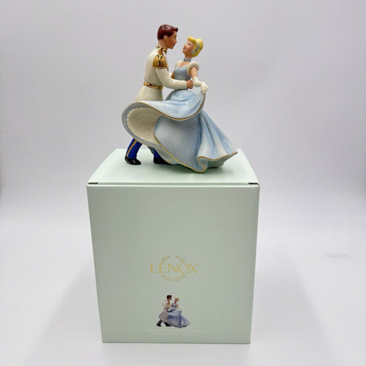 LENOX DisneyShowcase Porcelain Cinderella & Prince Charming Figurine Dancing NEW