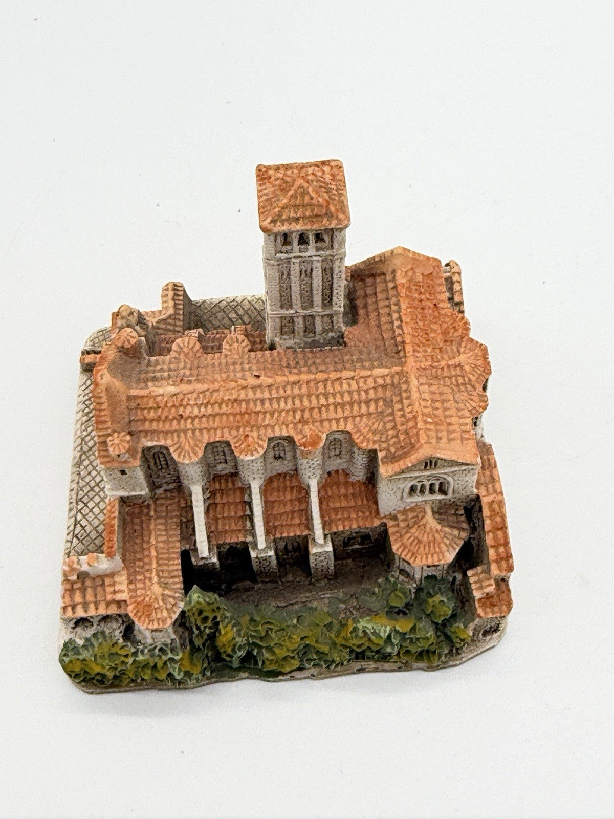 Assisi Italy Cathedral of San Rufino Miniature Hand Painted Building Vintage
