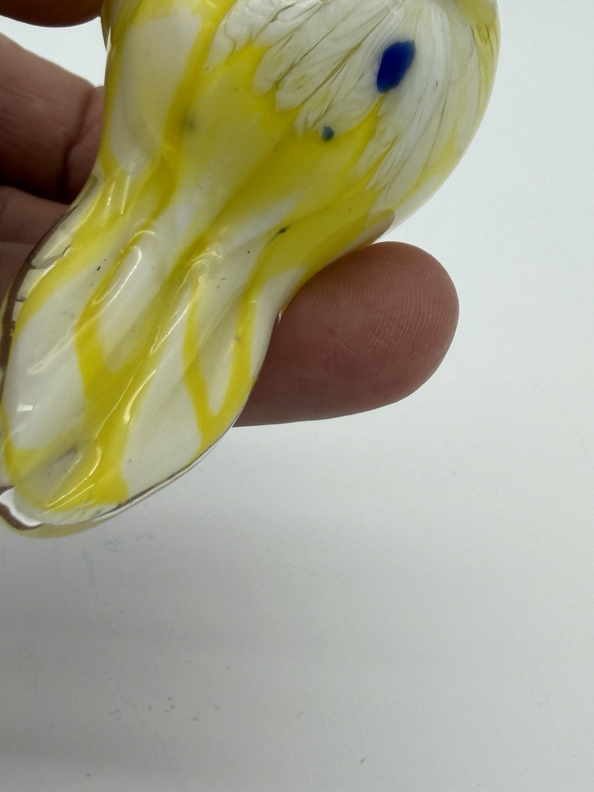 Murano Italy Art Glass Hand Blown Yellow Canary Bird Figurine