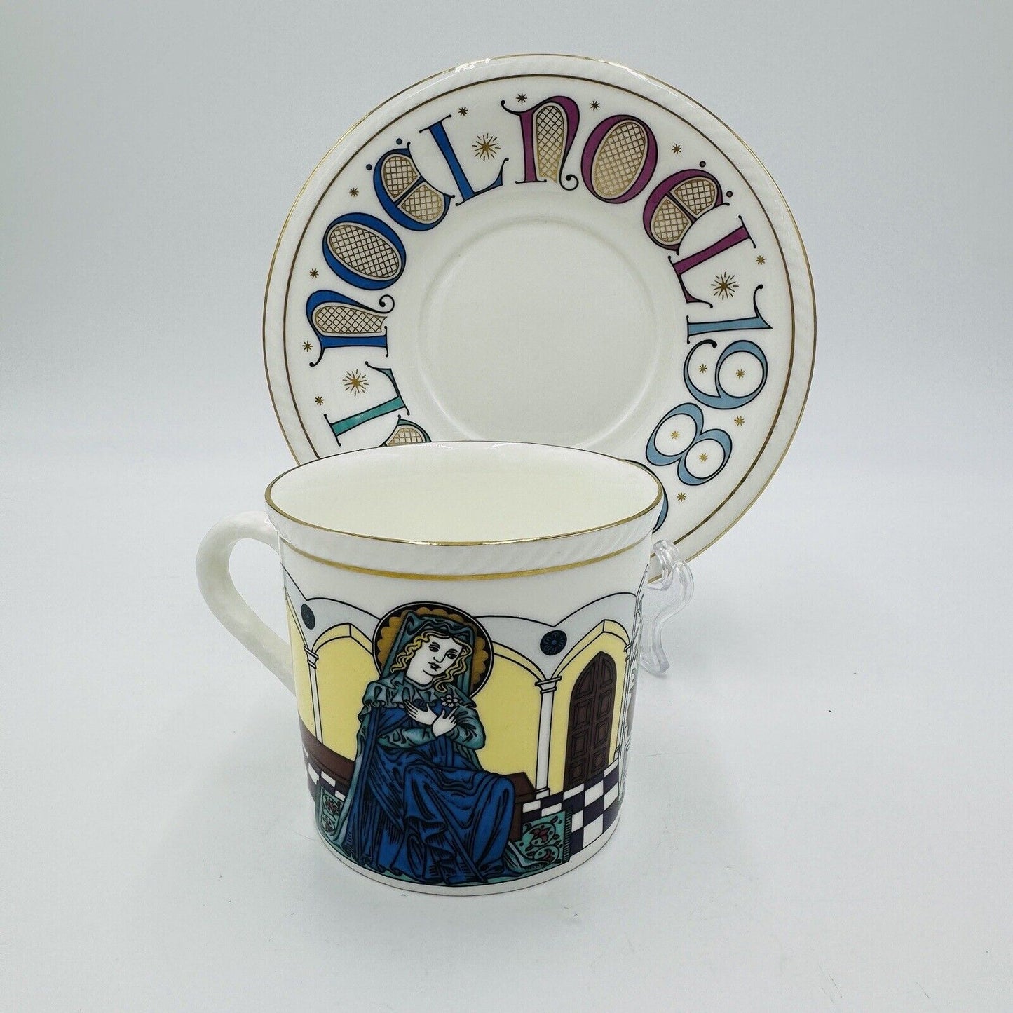 Royal Doulton The Annunciation Limited Edition Teacup & Saucer Porcelain Vintage