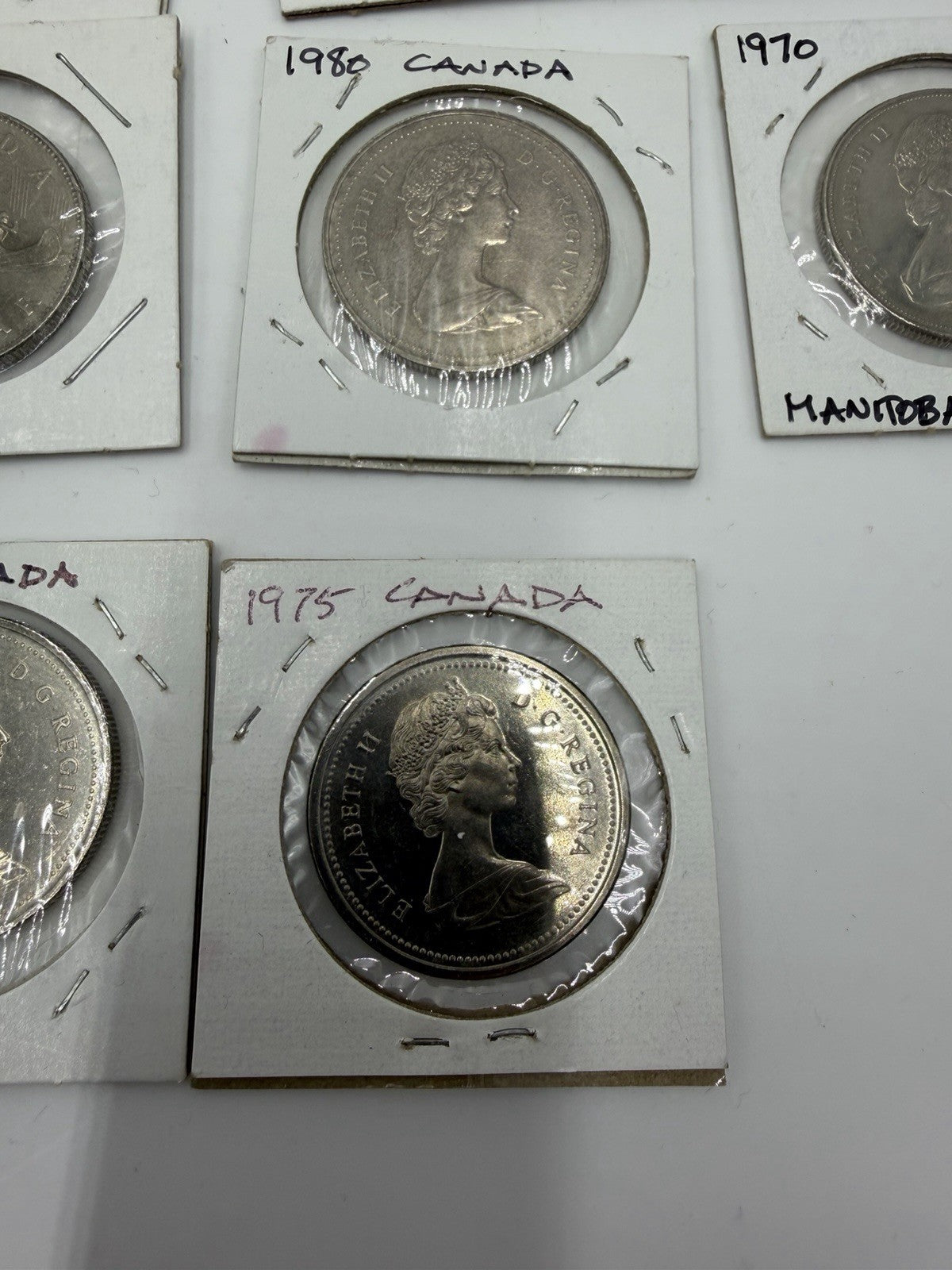 Canadian $1 Commemorative coins Lot 1970,1971,1975,1976 1980 Lot 20 PCs