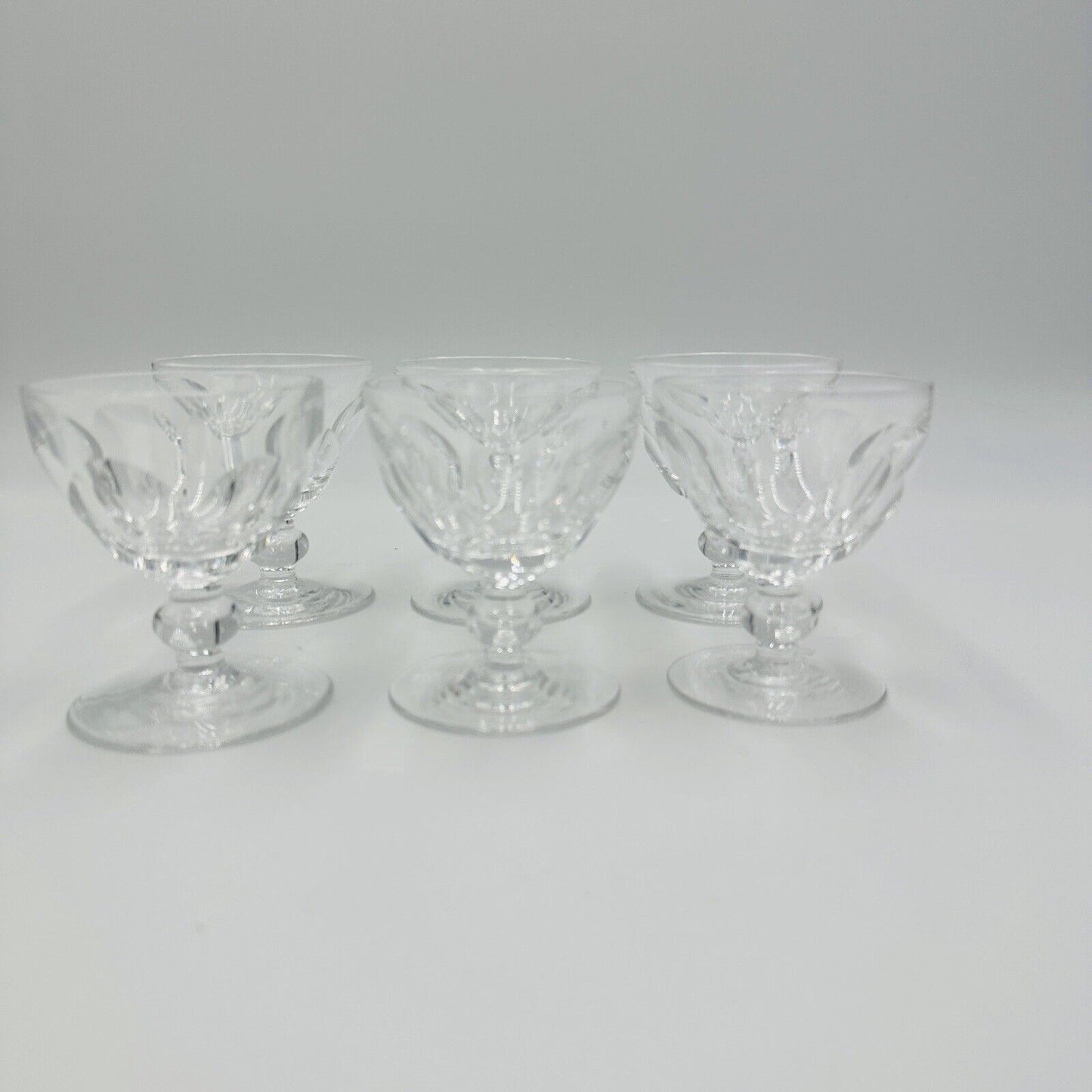 Waterford Crystal Glasses Liquor Cocktail Kathleen Cut Ireland 3.5in 6 Piece Set