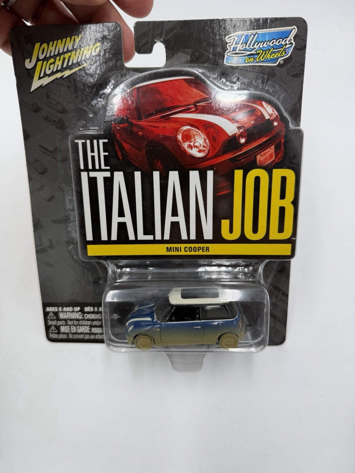 Johnny Lightning The Italian Job Mini Cooper Hollywood on Wheels Blue Dust NIB