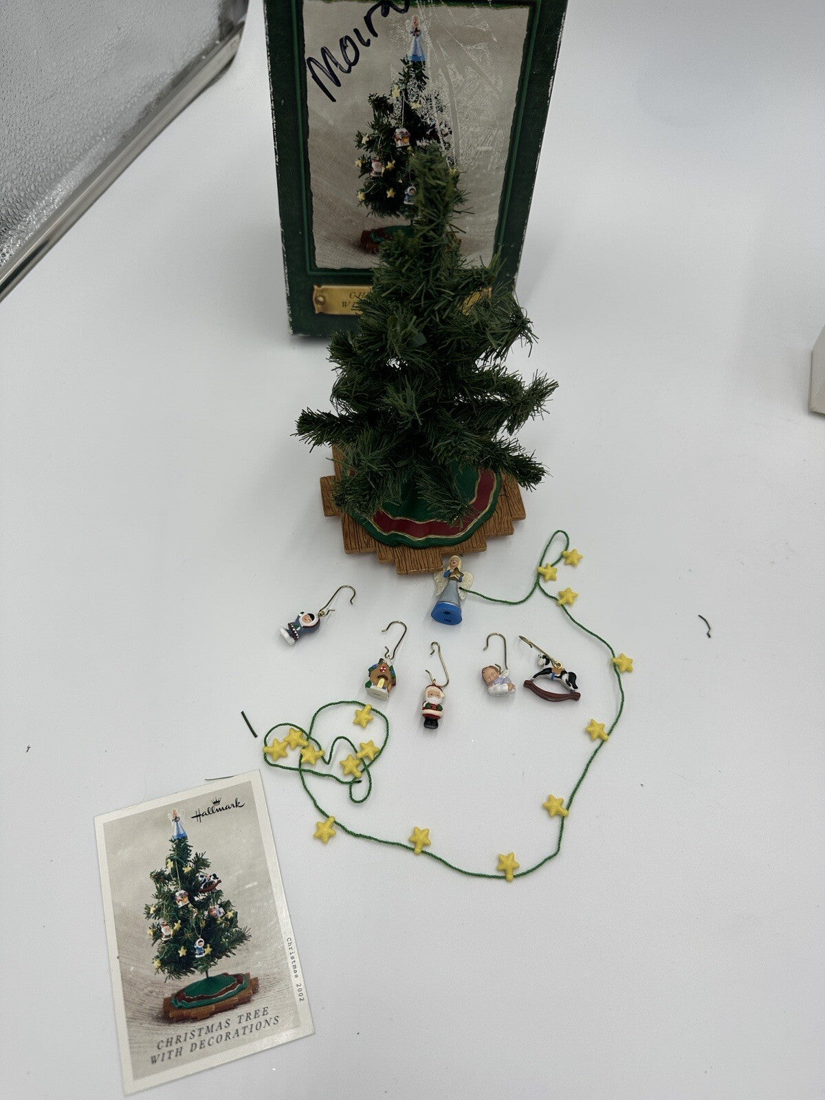 Hallmark Christmas Tree Wreath Frosty And Friends Keepsake Miniature Set