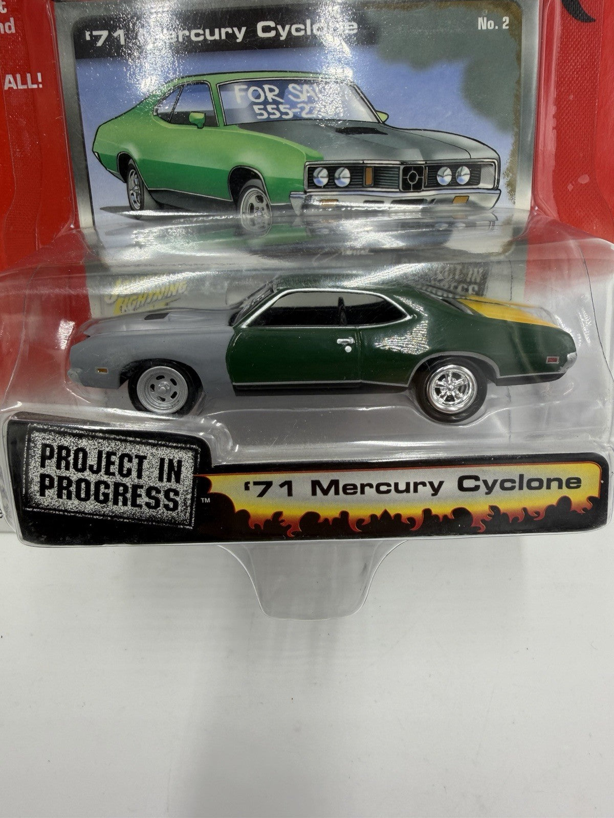 JOHNNY LIGHTNING 1971 Mercury Cyclone Street Freaks Diecast Car  1:64 Sealed