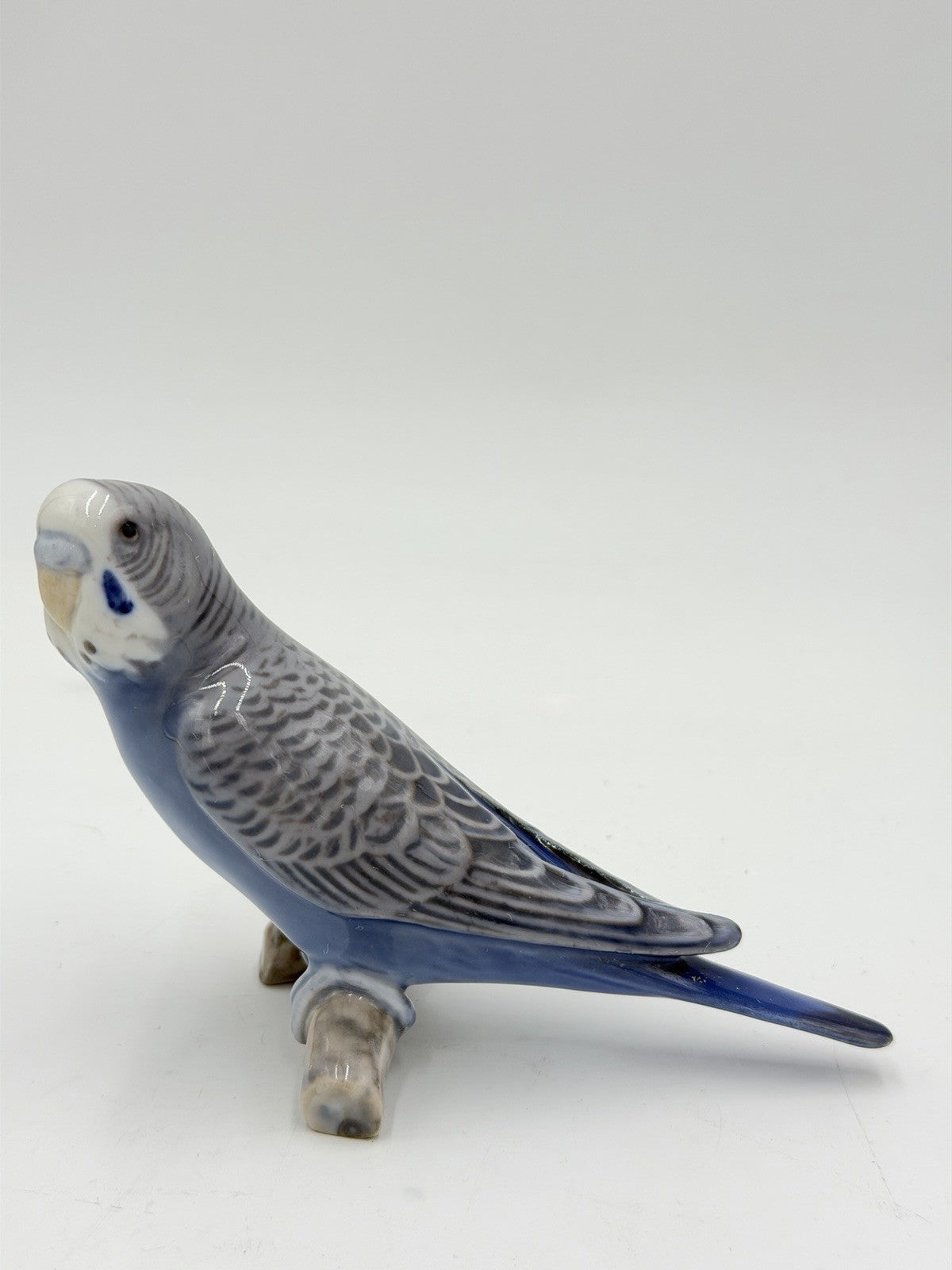 Bing and Grondahl Budgerigar Parakeet 457 Jespersen Porcelain Figurine Denmark