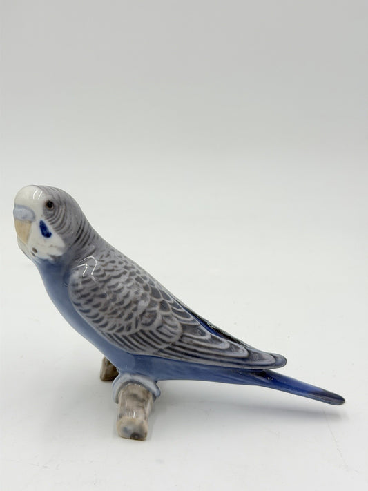 Bing and Grondahl Budgerigar Parakeet 457 Jespersen Porcelain Figurine Denmark