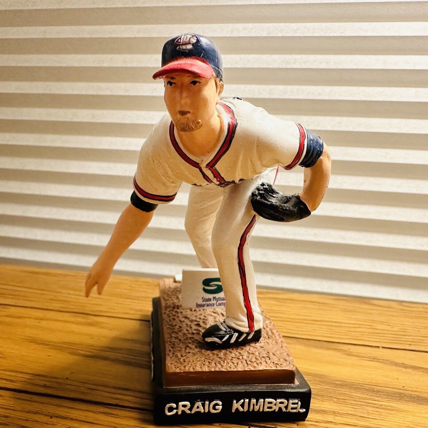 Craig Kimbrel Baseball Bobble Arm Figurine Rome Braves 2009 Rare Collectible