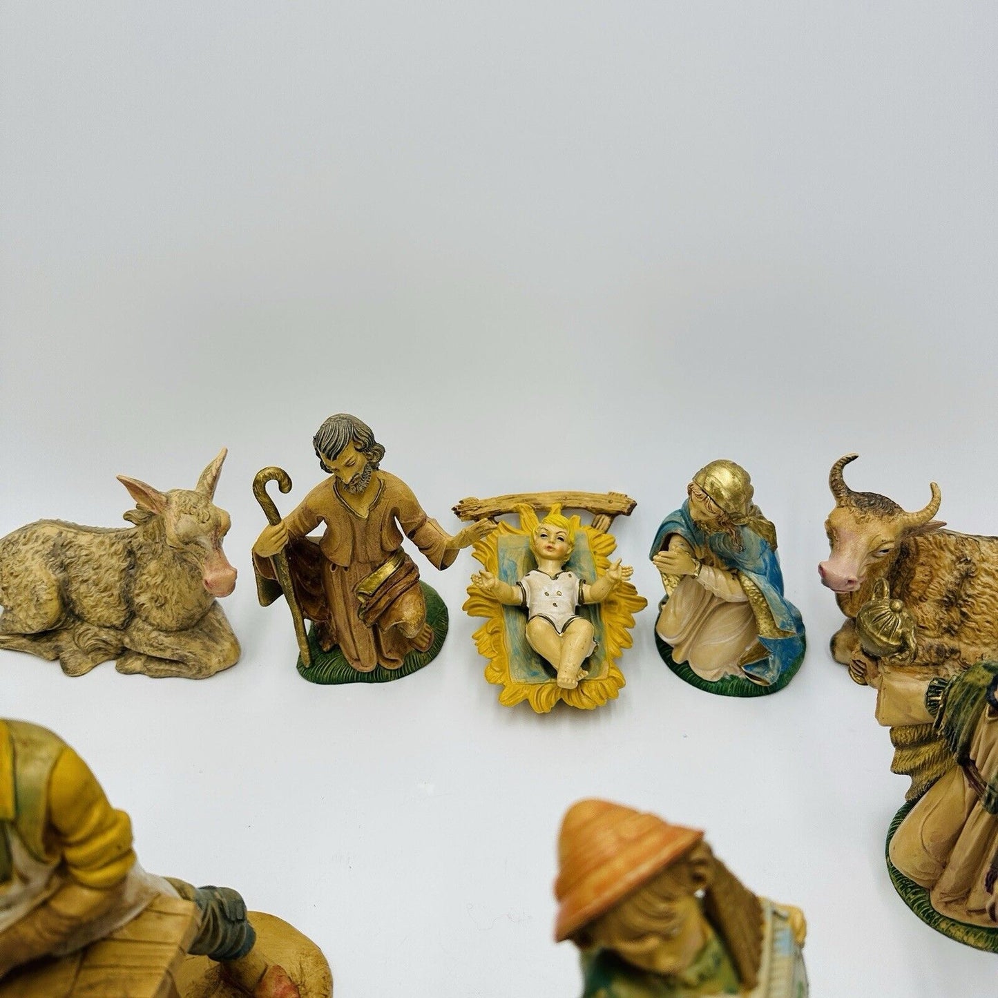 Fontanini 8” Italy Christmas Nativity Holy Family Shepherds Wise Men 18 PCs