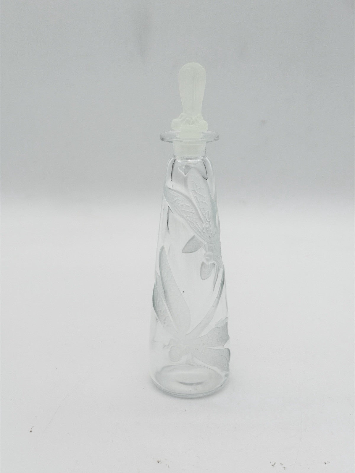 Lucien Gaillard MMA Metropolitan Museum Art glass dragonfly perfume bottle 6.5”