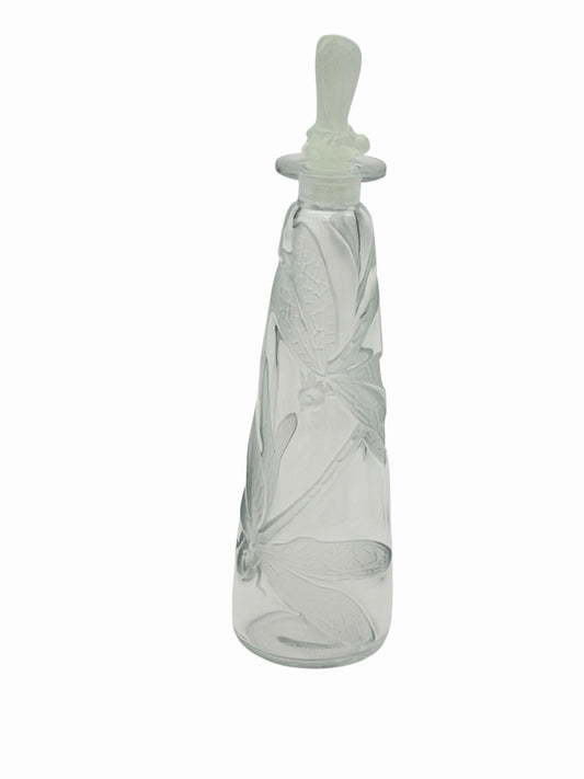 Lucien Gaillard MMA Metropolitan Museum Art glass dragonfly perfume bottle 6.5”