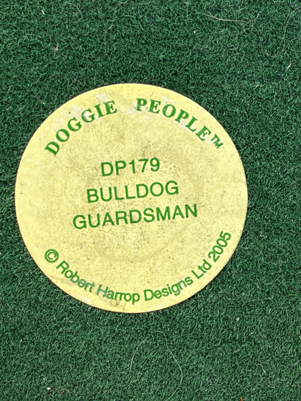 Robert Harrop Doggie People Bulldog Guardsman DP179 Rare British Figurine