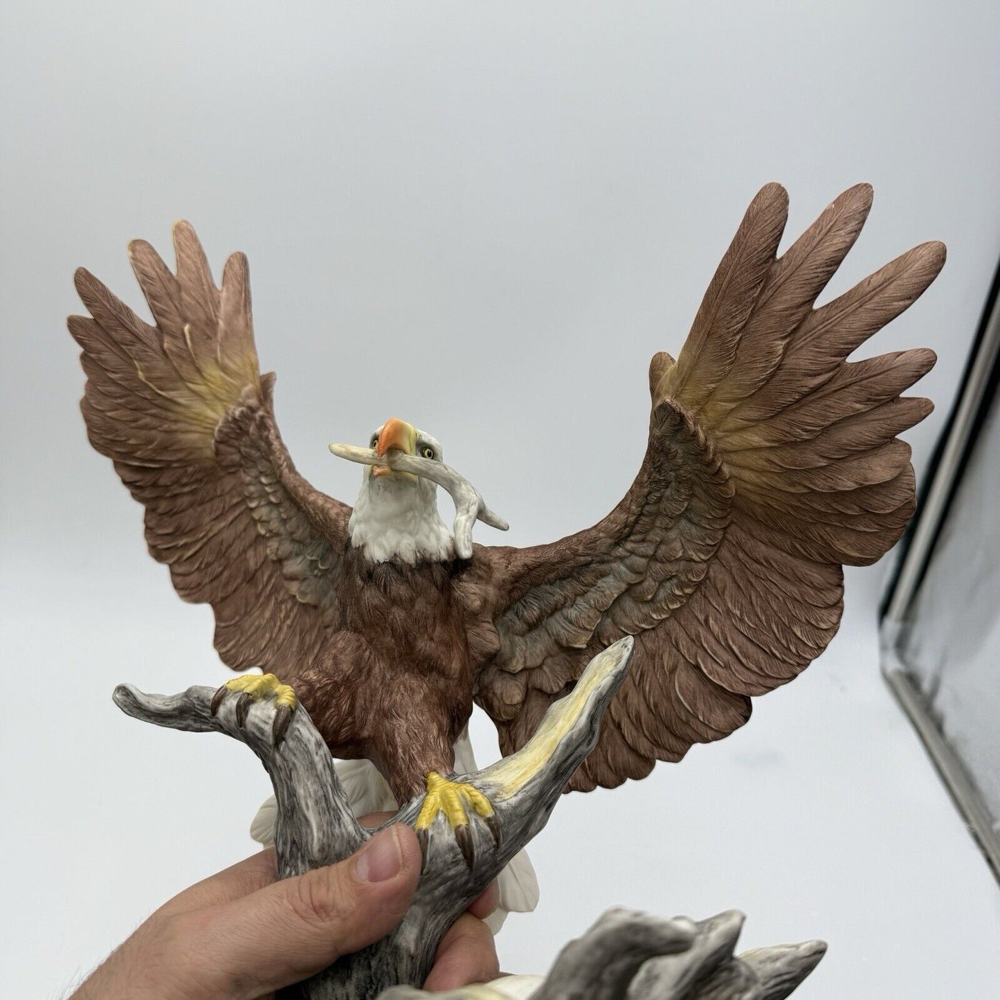 Boehm Porcelain Sculpture NEW GENERATION EAGLE Limited Edition # 156 Large 15”