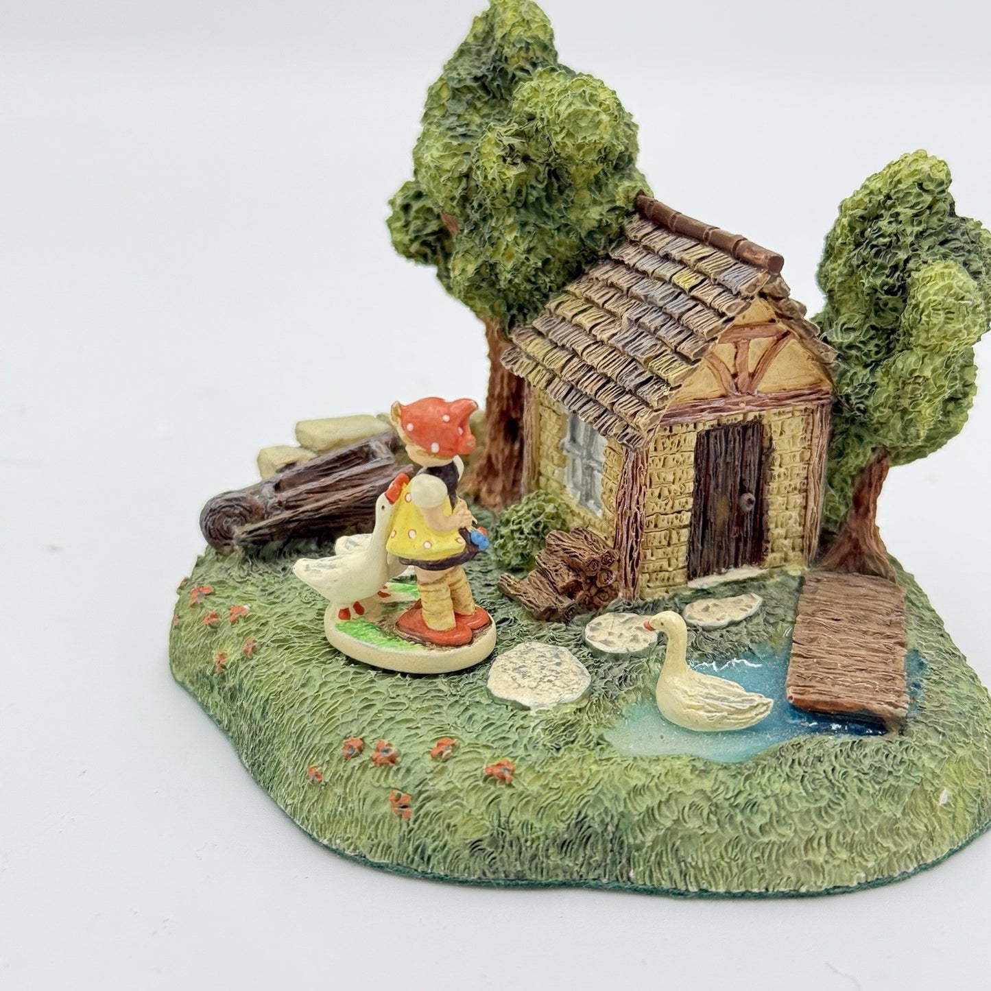 The Danbury Mint Goose Girl Hummel Goebel Miniature 292-P Figurines