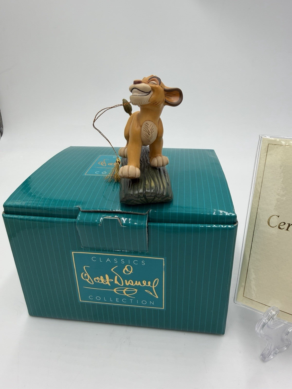 Walt Disney Classics Collection Simba Ornament 'Hakuna Matata Lion King NIB
