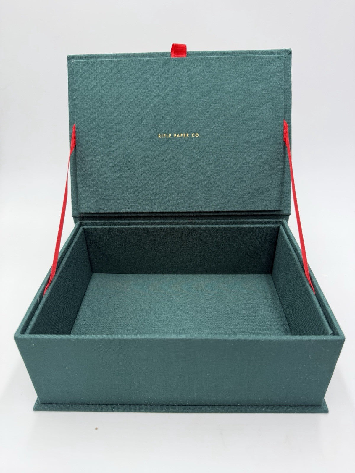 Rifle Paper Co Embroidered Christmas Letter For Santa Decorative Box 3.5”x7”x10